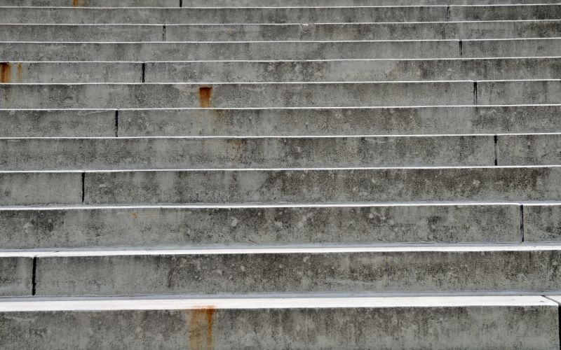 Cement Stair Installation