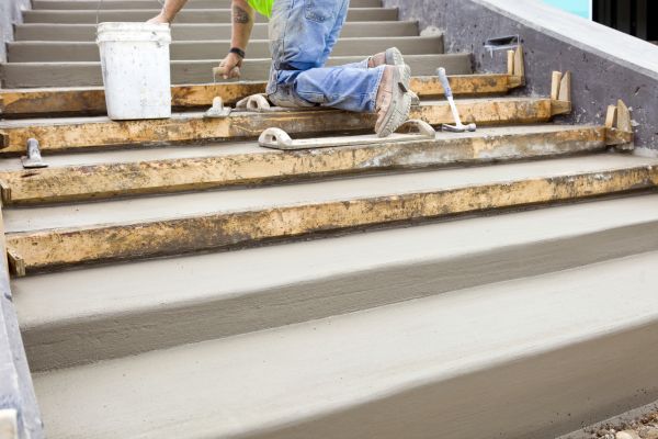 Concrete Steps Pouring in Fairfax