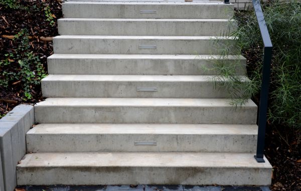 Poured Step Installation in Fairfax
