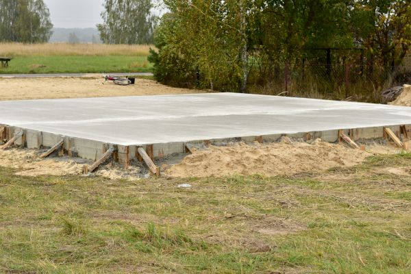 Slab Foundation Installation in Fairfax