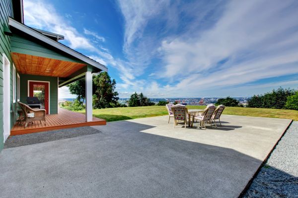 Backyard Concrete Paving in Fairfax