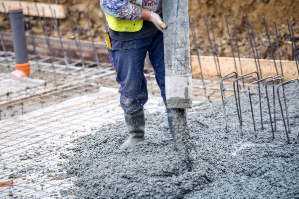 Cabin Foundation Pouring in Fairfax